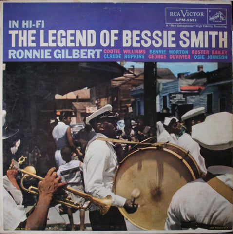 Ronnie Gilbert ‎– In Hi-Fi The Legend Of Bessie Smith - VG+ Lp Record 1958 Mono USA Original Vinyl - Jazz