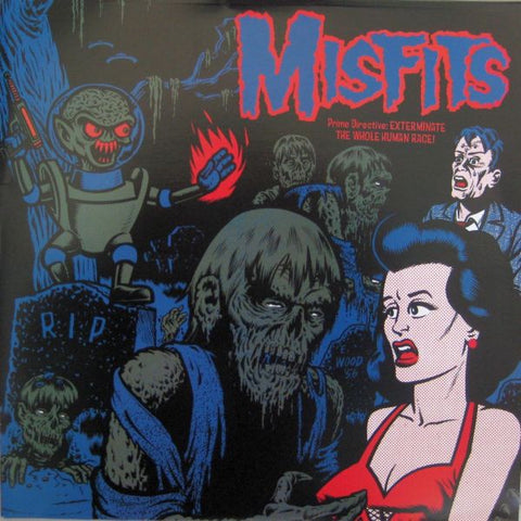 Misfits ‎– Prime Directive: Exterminate The Whole Human Race! (1980/2010) - New Lp Record 2020 Jersey Devil Europe Import Green Vinyl - Hardcore / Punk