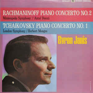 Byron Janis & Antal Dorati & Herbert Menges - Tchaikovsky/Rachmaninoff - Piano Concerto No. 2 / Piano Concerto No. 1 - VG+ 1966 Stereo USA - Classical