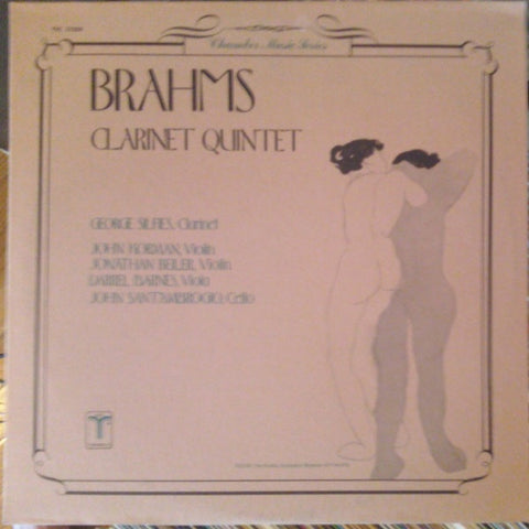 Brahms - Clarinet Quintet - M- LP Record 1979 Turnabout US - Classical