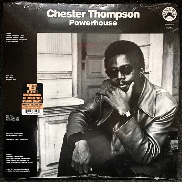 Chester Thompson - Powerhouse (1971) - New LP Record 2021 Real Gone Music Orange with Black Swirl Vinyl - Jazz / Jazz-Funk / Soul-Jazz - Shuga Records