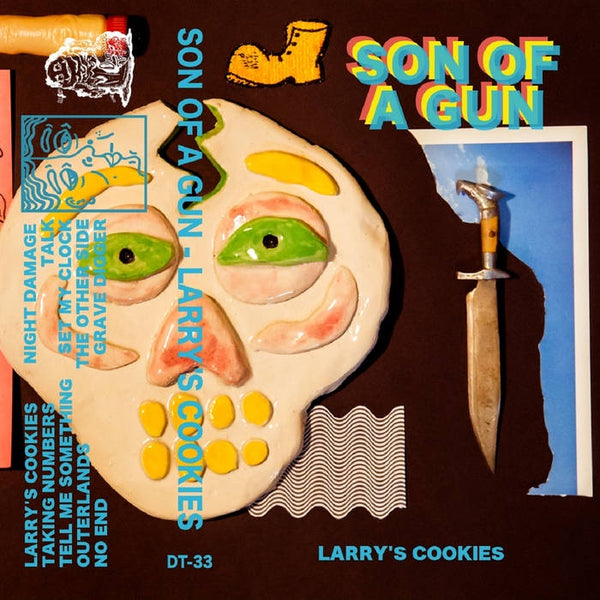 Larry's Cookies - Son Of A Gun - New Cassette 2017 Dumpster Tapes Cassette Store Day Blue Tape (Handnumbered to 100) with Download - Chicago Garage Rock - Shuga Records