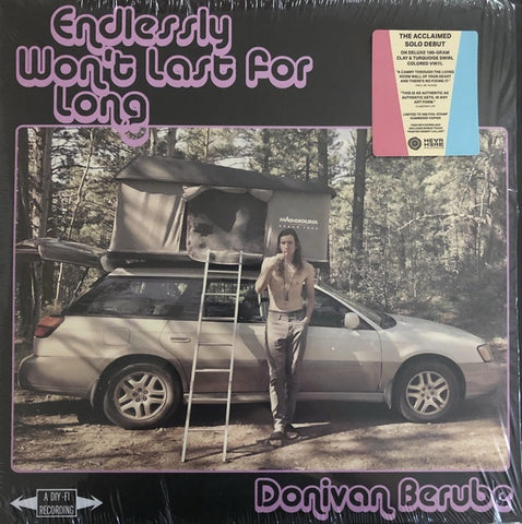 Donivan Berube ‎– Endlessly Won't Last For Long - New LP Record 2019 Limited Edition Clay & Turquoise Swirl 180gram Vinyl - Indie Rock (FU: Blessed Feathers)