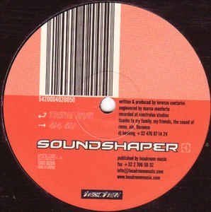 Soundshaper - Tribe Jive - VG+ 12" Single 2000 Traction - Techno