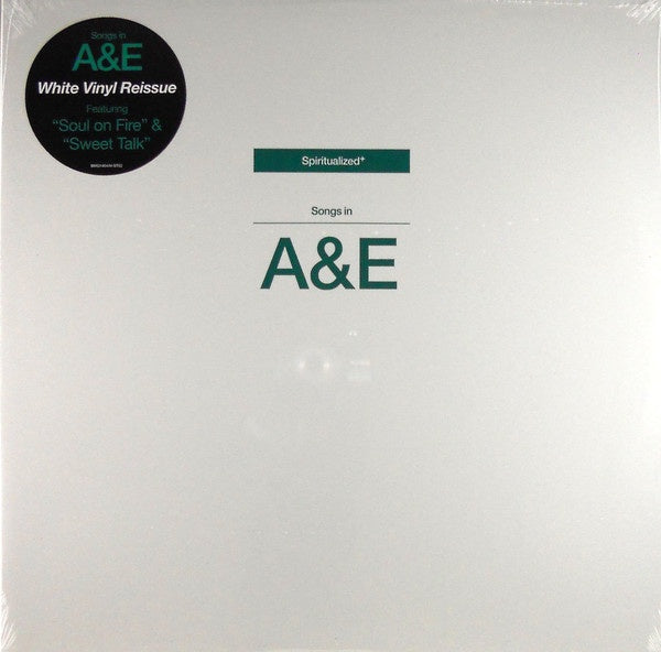Spiritualized ‎– Songs In A&E (2008) - New 2 LP Record 2014 BMG White Vinyl - Space Rock / Psychedelic Rock - Shuga Records