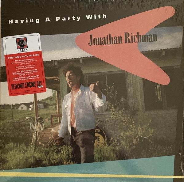 Jonathan Richman ‎– Having A Party With Jonathan Richman (1991) - New LP Record Store Day 2021 Craft Rounder RSD Bermuda Seafoam Vinyl - Pop Rock