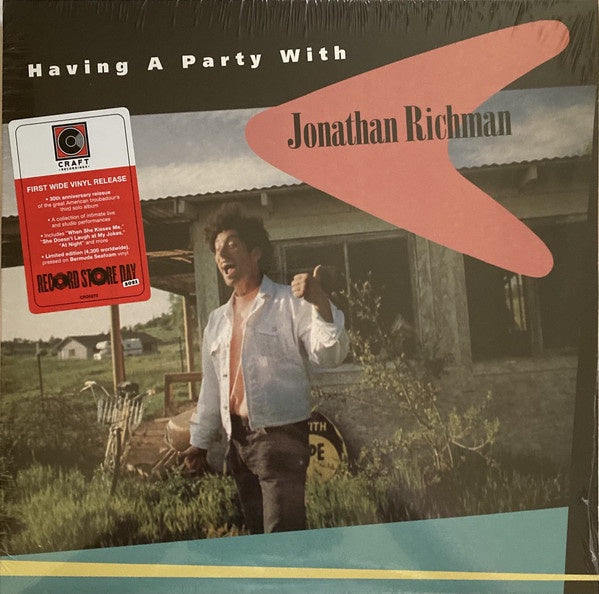 Jonathan Richman ‎– Having A Party With Jonathan Richman (1991) - New LP Record Store Day 2021 Craft Rounder RSD Bermuda Seafoam Vinyl - Pop Rock - Shuga Records