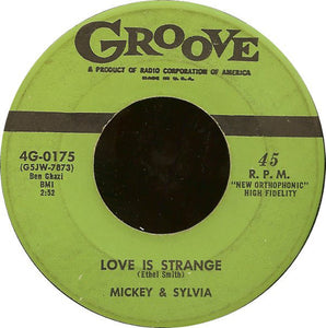 Mickey & Sylvia ‎– Love Is Strange / I'm Going Home - VG 7" Vinyl Record 45 rpm 1956 USA - Soul / R&B