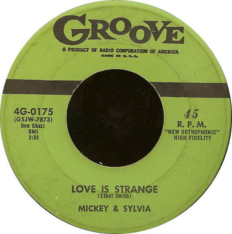 Mickey & Sylvia ‎– Love Is Strange / I'm Going Home - VG 7" Vinyl Record 45 rpm 1956 USA - Soul / R&B