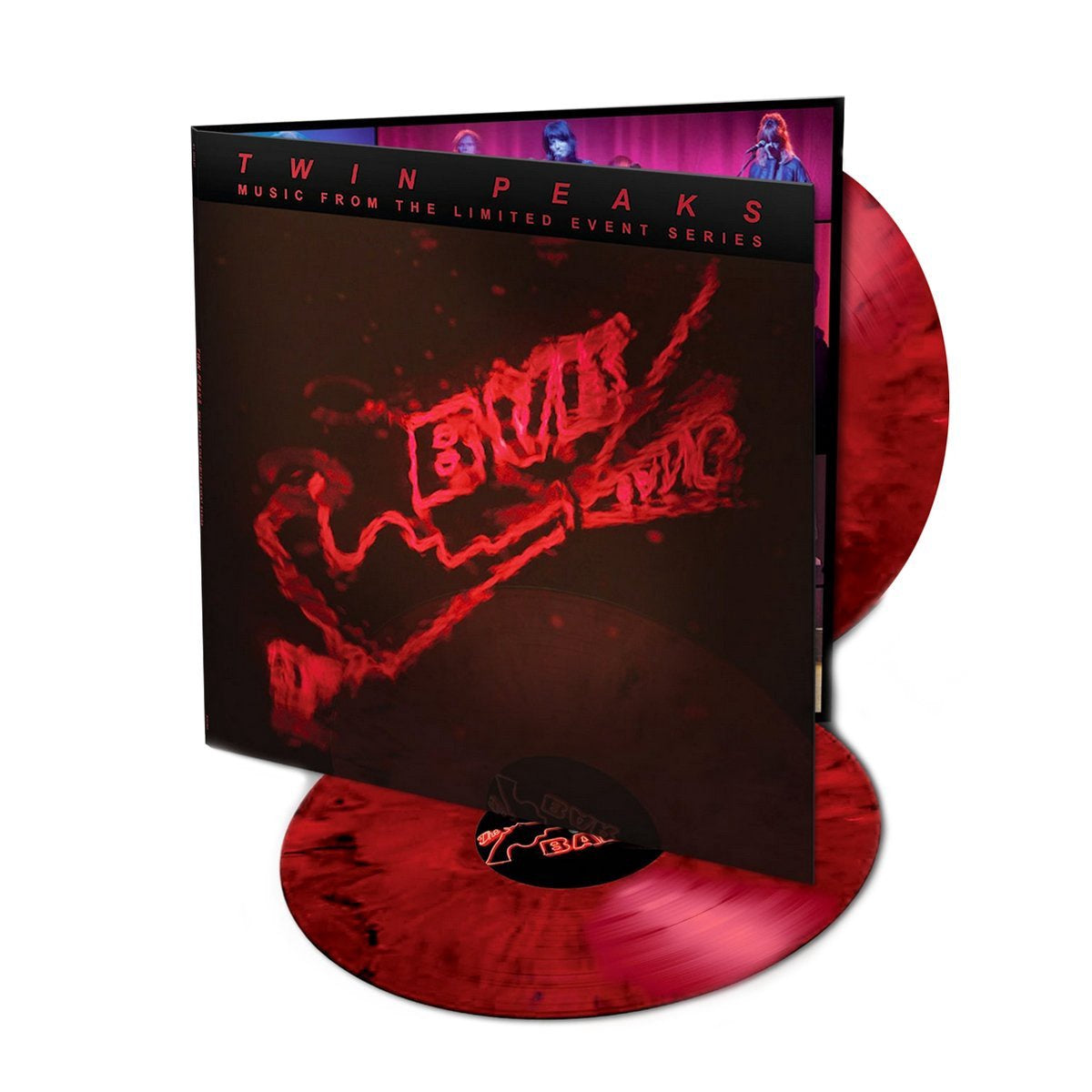 Various / Soundtrack - Twin Peaks (Music from the Limited Event Series) - New Vinyl 2017 Rhino Records Indie Exclusive 2-LP Red + Black Vinyl Pressing with Poster - Soundtrack / TV Series - Shuga Records