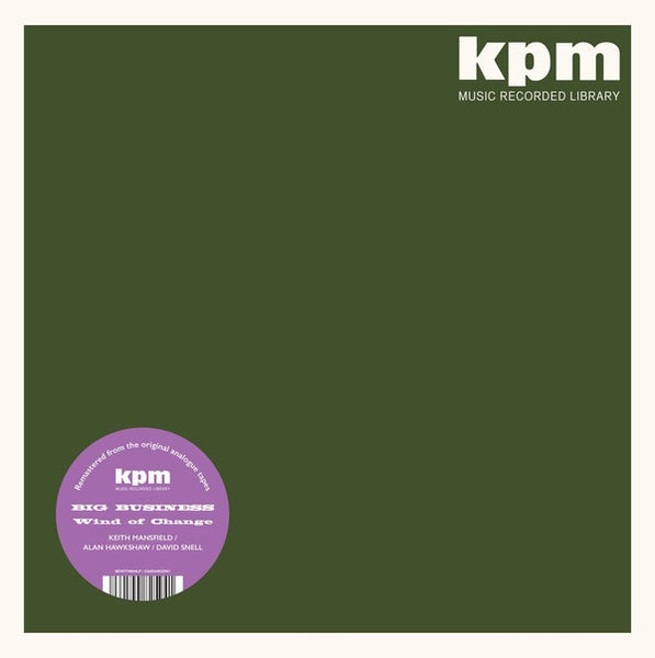 Keith Mansfield / Alan Hawkshaw / David Snell ‎– Big Business / Wind Of Change (1973) - New LP Record 2018 kpm/Be With UK Import 180 gram Vinyl - Jazz / Jazz-Funk - Shuga Records