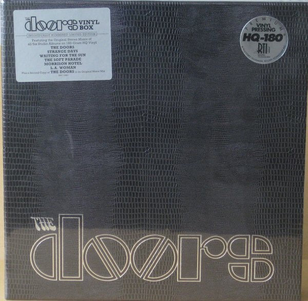 The Doors ‎– Vinyl Box - New 7 Lp Record Box Set 2008 USA 180 gram Vinyl Numbered Ed - Classic Rock - Shuga Records