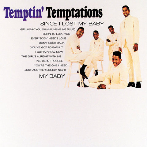 The Temptations ‎– The Temptin' Temptations (1965) - VG+ 1985 Stereo USA Press - Soul