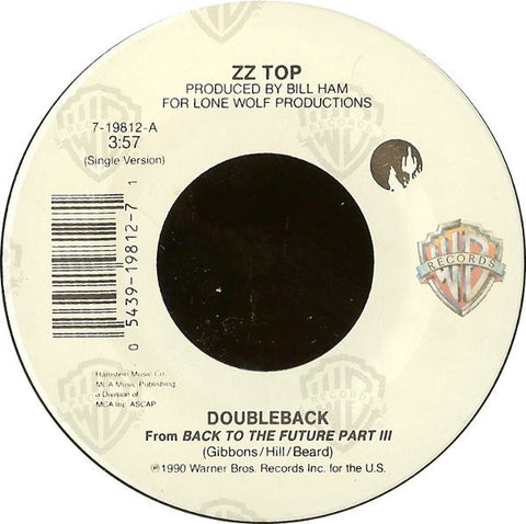 ZZ Top ‎– Doubleback / Planet Of Women - Mint- 45rpm 1990 USA - Rock