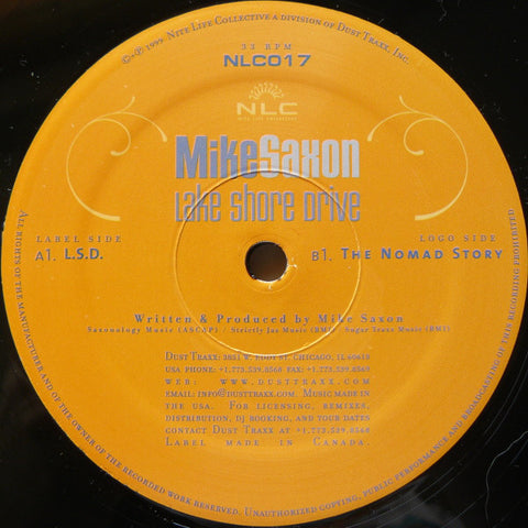 Mike Saxon – Lake Shore Drive - New 12" Single 1999 Nite Life Collective USA Vinyl - Chicago House / Deep House