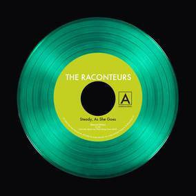 The Raconteurs - Steady As She Goes - New Vinyl Record 2016 Third Man RSD Black Friday Limited Edition 7" on Green Vinyl w/ Replica Back-Stage-Pass Sticker - Indie / Garage Rock