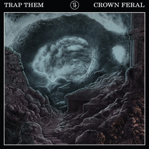Trap Them - Crown Feral - New Vinyl Record 2016 Prosthetic Records Limited Edition White Vinyl - Hardcore / Grindcore / Crust