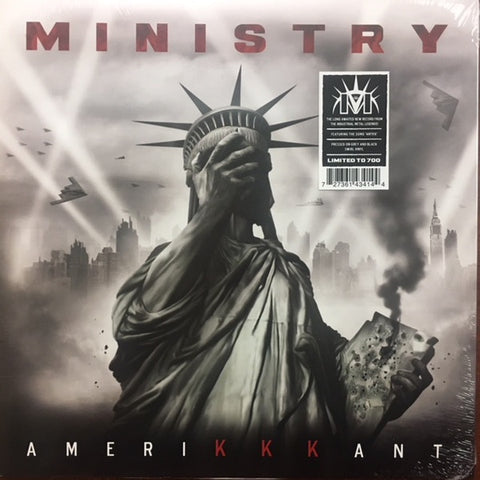 Ministry ‎– Amerikkkant - New LP Record 2018 Nuclear Blast USA Limited Edition Grey / Black Swirl - Industrial Metal