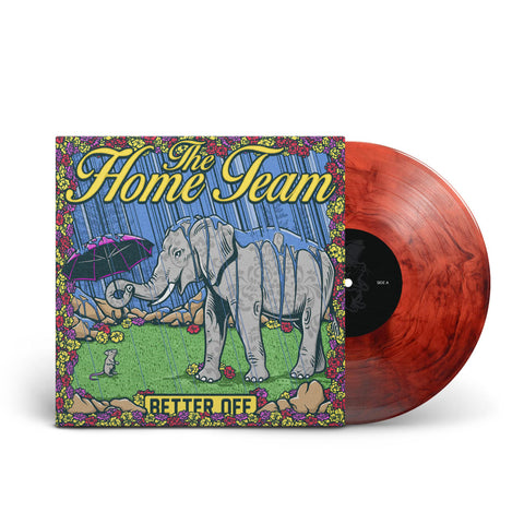 The Home Team – Better Off - New LP Record 2021 Revival Recordings Red and Black Vinyl - Pop Punk