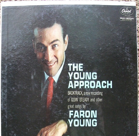 Faron Young ‎– The Young Approach - VG+ Lp Record 1961 Capitol USA Mono Vinyl - Country - Shuga Records