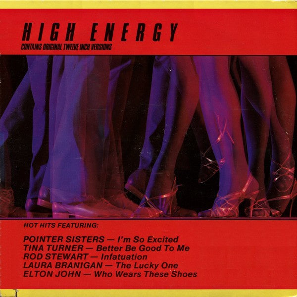 Various ‎– High Energy - Mint- Lp Record 1985 USA Vinyl - Hi NRG / Boogie - Shuga Records
