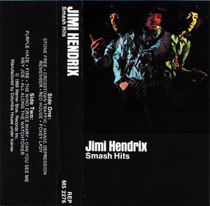 Jimi Hendrix - Smash Hits - VG+ 1969 Cassette Tape (Club Edition 1970's Reissue) - Psychedelic Rock