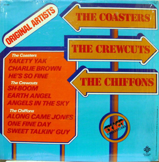 The Coasters / The Chiffons / The Crewcuts - Originals - Mint- 1980 Stereo USA - Rock/Doo Wop