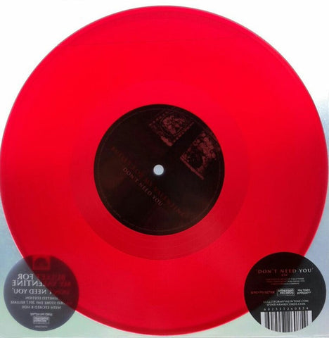 Bullet For My Valentine - Don't Need You - New 10" Record Store Day 2017 Spinefarm Europe Import RSD Red Vinyl - Metalcore