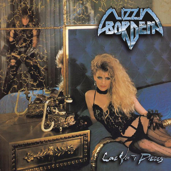 Lizzy Borden ‎– Love You To Pieces (1985) - New Vinyl Lp 2018 Metal Blade Reissue  on Opaque Slate Blue Marbled Vinyl and 2-Sided Poster (Limited to 500) - Heavy Metal - Shuga Records