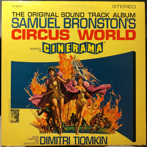 Dimitri Tiomkin ‎– Circus World - The Original Album - Mint- Lp Record 1964 MGM USA Stereo Vinyl - Soundtrack