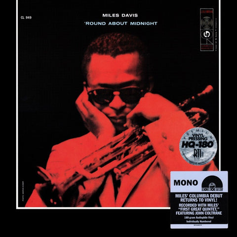 Miles Davis ‎– 'Round About Midnight - New Lp 2013 USA Mono Record Store Day RSD 180 gram Vinyl - Jazz
