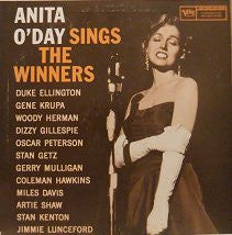 Anita O'Day ‎– Anita O'Day Sings The Winners - VG (VG- cover) Lp Record 1958 USA Mono Original Vinyl - Jazz
