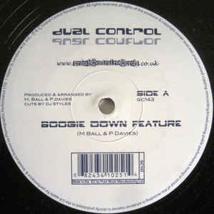 Dual Control ‎– Boogie Down Feature - Mint 12" Single Record - 2001 UK Grand Central Vinyl - Hip Hop / Hip-House