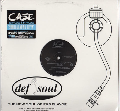 Case ‎– Shoulda Known Betta - M- 12' Single 2004 Def Soul USA - Hip Hop / R&B