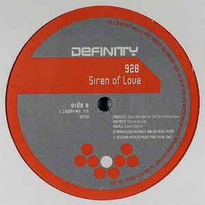 928 ‎– Siren Of Love - VG+ 12" Single 2002 - House