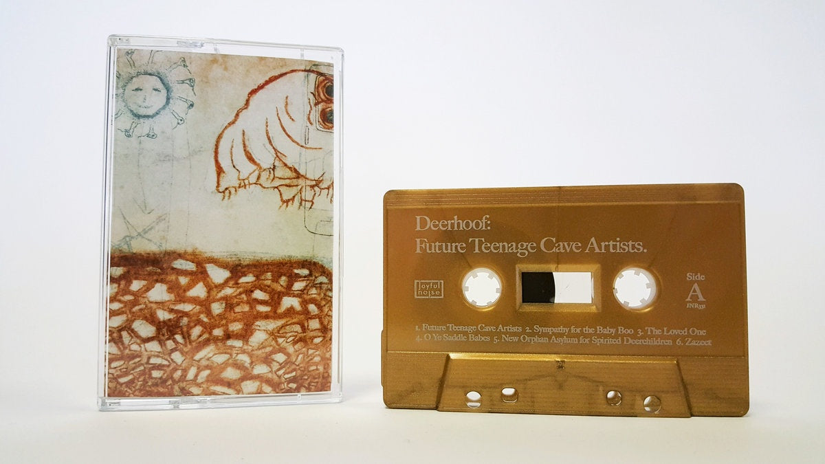 Deerhoof - Future Teenage Cave Artists - New Cassette 2020 Joyful Noise Gold Tape - Indie Rock