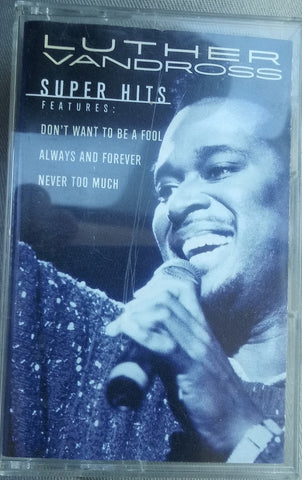 Luther Vandross ‎– Super Hits - Used Cassette Tape Epic 2000 USA - Funk / Soul