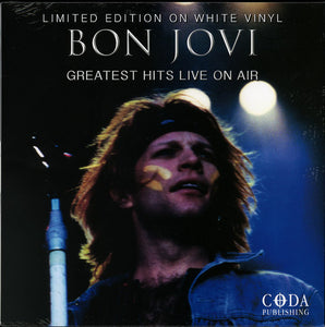 Bon Jovi ‎– Greatest Hits Live On Air - New Lp Record 2016 Europe Import  White Vinyl - Rock