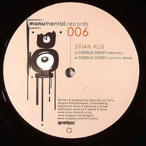 Stian Klo ‎– Cuddle Caddy 12" Single Record 2007 UK Monumental Vinyl - Techno
