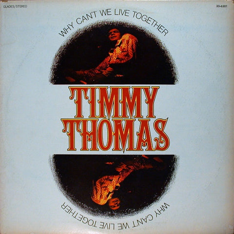 Timmy Thomas ‎– Why Can't We Live Together - VG Stereo 1972 USA - Soul