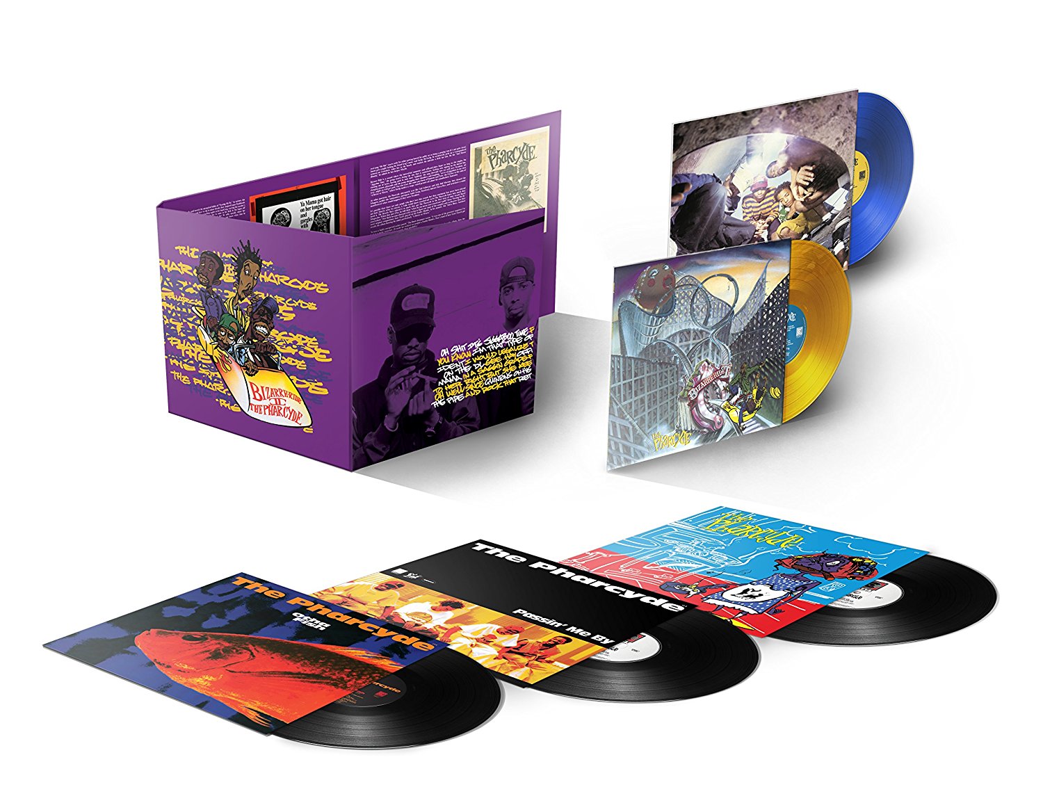 The Pharcyde ‎– Bizarre Ride II The Pharcyde (1992) - New 2 Lp & 3x 12" Single Record 2017 Craft USA Deluxe Edition Blue & Yellow Vinyl - Hip Hop