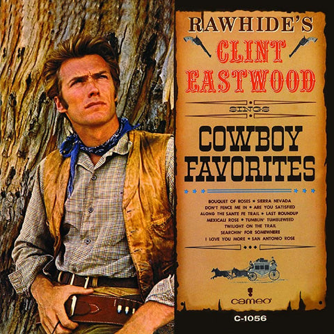 Clint Eastwood – Cowboy Favorites (1962) - New LP Record 2023 Cameo Canada Amber Vinyl And Poster - Country / Folk