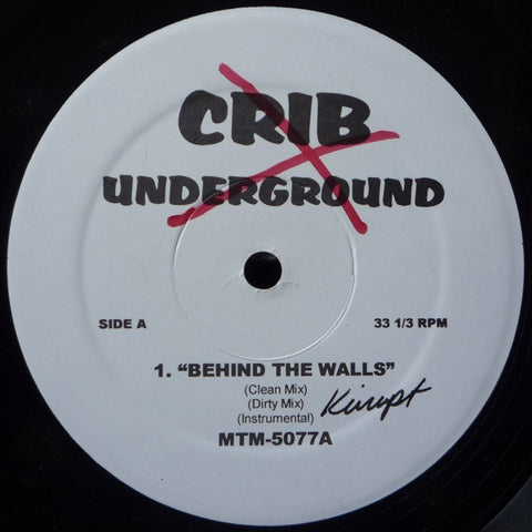 Various ‎- Crib Underground - Kurupt - Behind The Walls / Funkmaster Flex - Good Life / Common - Geto Heaven - VG+ 12" Single Comp USA - Rap / Hip Hop