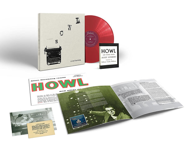 Allen Ginsberg - Howl and Other Poems - New LP Record Box Set 2018 Craft Fantasy USA 180 gram Red Vinyl & Book, Photo & Replica Postcard - Spoken Word / Poetry - Shuga Records