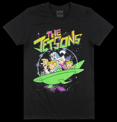 The Jetsons - Men's Black Hanna-Barbera T-Shirt