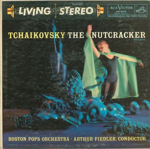 Arthur Fiedler ‎– Tchaikovsky The Nutcracker (Excerpts) VG+ 1958 USAr Lp Record Living Stereo - Classical