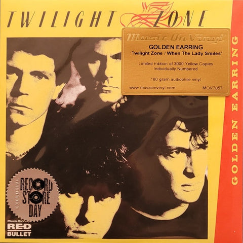 Golden Earring ‎– Twilight Zone / When The Lady Smiles - New 7" Single Record Store Day 2021 Music On Vinyl Europe Import 180 gram RSD Yellow Vinyl - Rock / Pop Rock