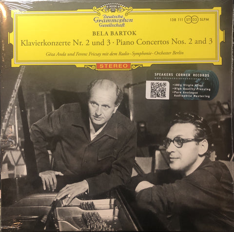 Géza Anda, Ferenc Fricsay - Bartók ‎– Klavierkonzerte Nr. 2 Und 3 (1960) - New LP Record 2016 Deutsche Grammophon Speakers Corner German Import 180 gram Vinyl - Classical