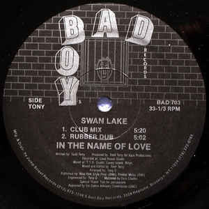 Swan Lake ‰Û_(Todd Terry) ‰ÛÒ In The Name Of Love / The Dream - Mint- 12" Single USA 1988 - House