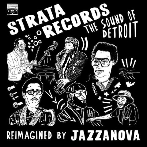 Jazzanova – Strata Records (The Sound Of Detroit Reimagined By Jazzanova) - New 2 LP Record 2022 BBE Europe Vinyl - Jazz / Electronic